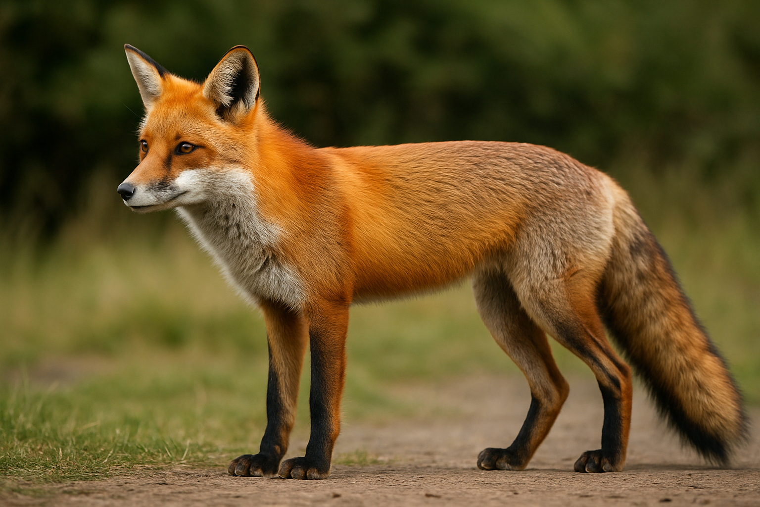 Hilflosen Fuchs gefunden